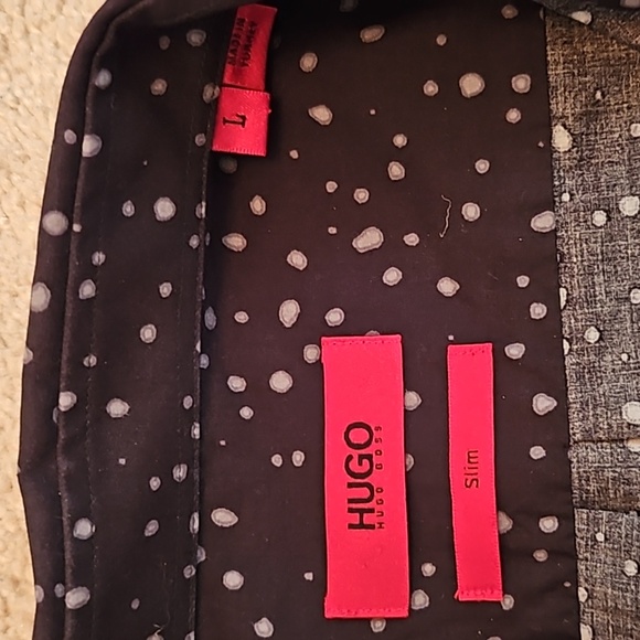 💯 Auth Men HUGO  dress shirt + TED Baker Sweater - Picture 4 of 14